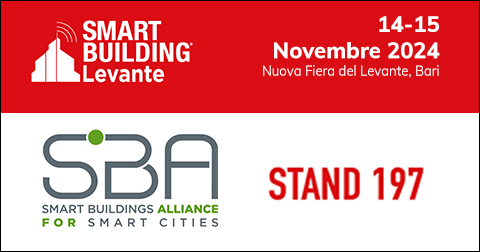 SBA protagonista a Smart Building Levante 2024