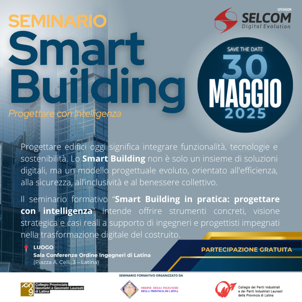 SEMINARIO Smart Building Progettare con Intelligenza